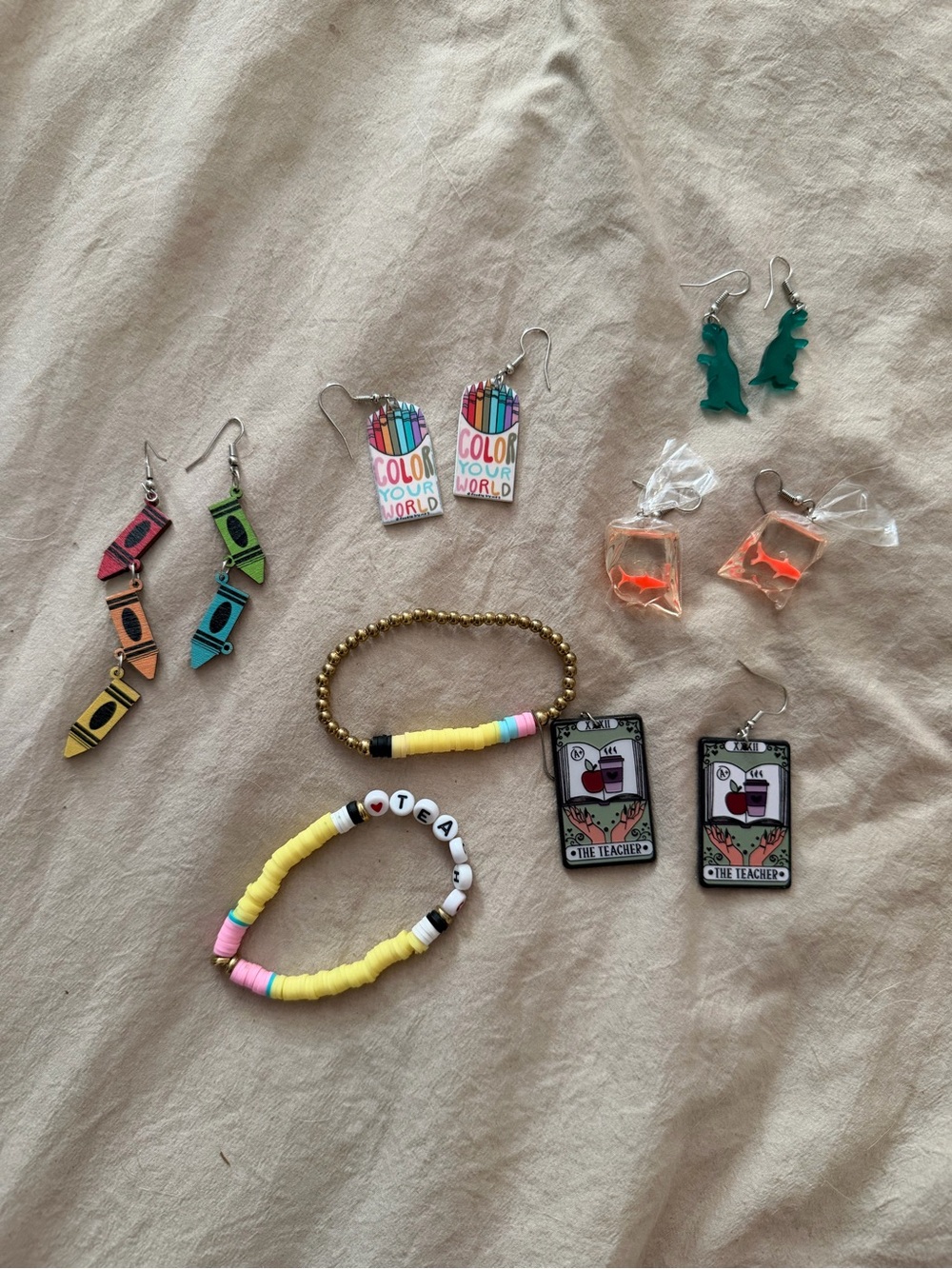 Teacher accessories jewellery bundle